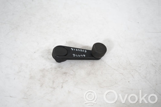 Rear door window winding handle