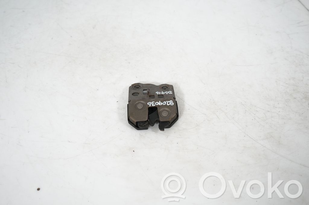 Seat back rest lock catch