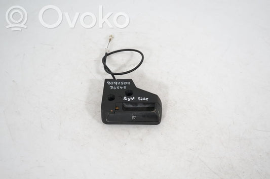 Seat back rest control lever/handle