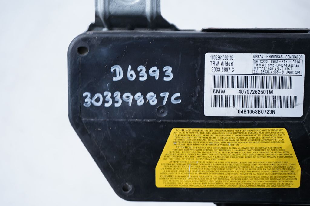 Rear door airbag (7)