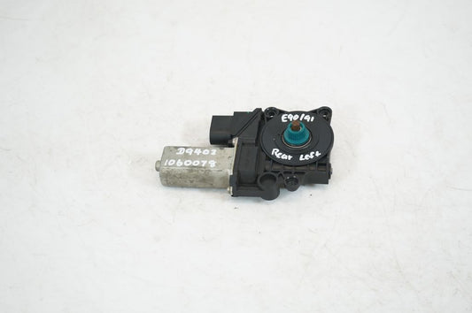 Rear door window regulator with motor