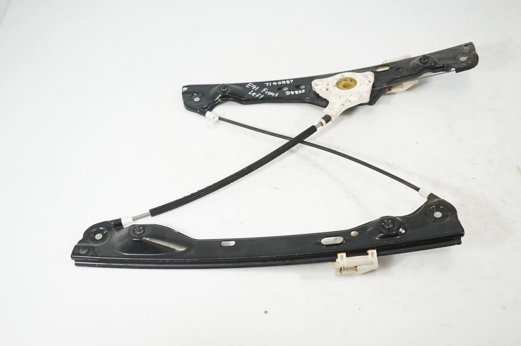 Front door window regulator with motor