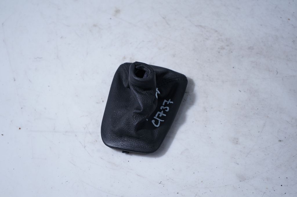 Gear lever shifter trim leather/knob (4)
