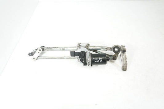 Front wiper linkage and motor