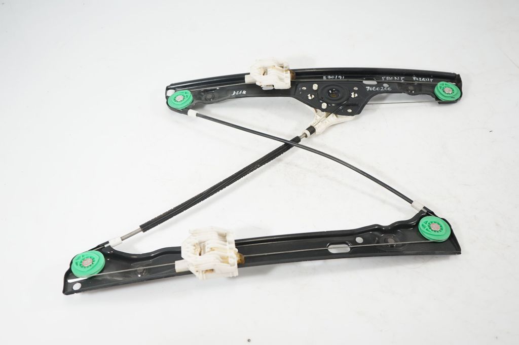 Front door window regulator with motor