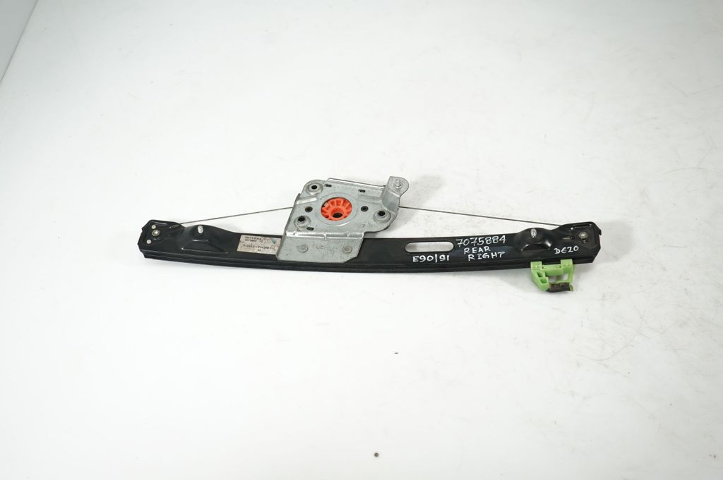 Front door window regulator with motor