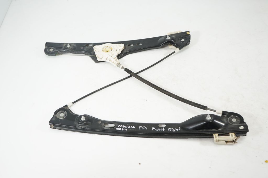 Front door window regulator with motor