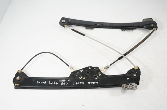 Front door window regulator with motor