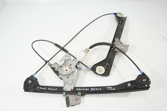 Front door window regulator with motor