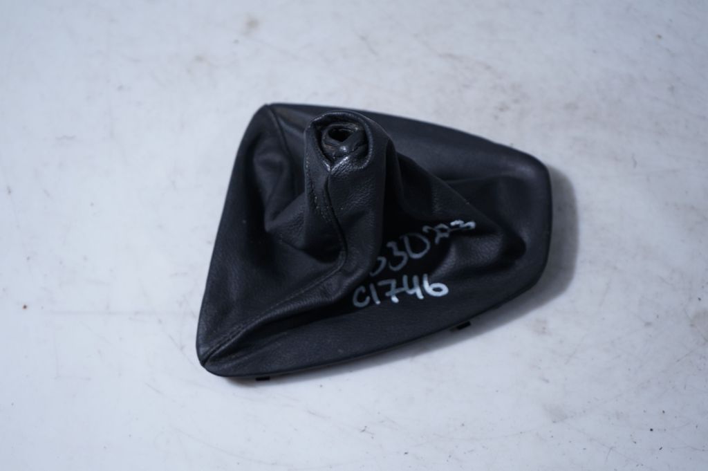 Gear lever shifter trim leather/knob (5)