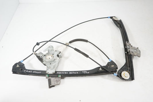 Front door window regulator with motor