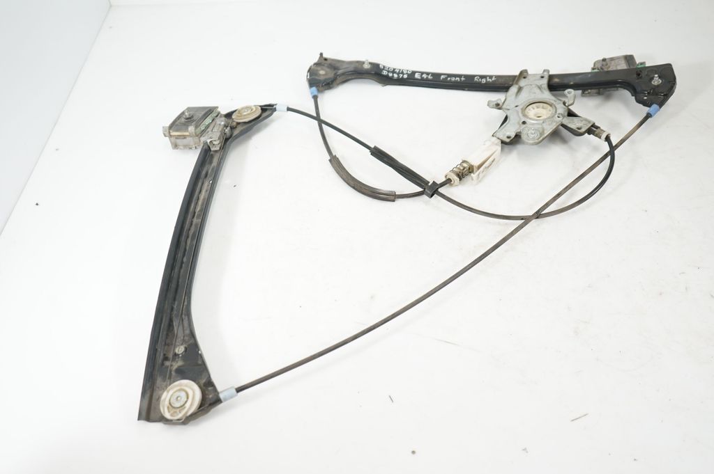 Front door window regulator with motor