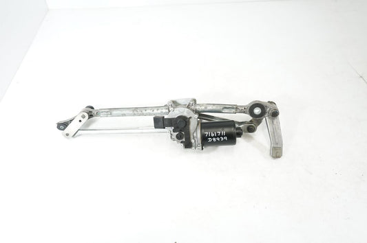 Front wiper linkage and motor