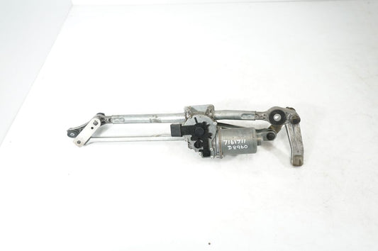 Front wiper linkage and motor