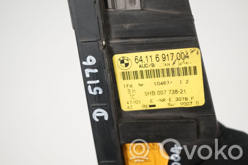 Climate control unit (7)