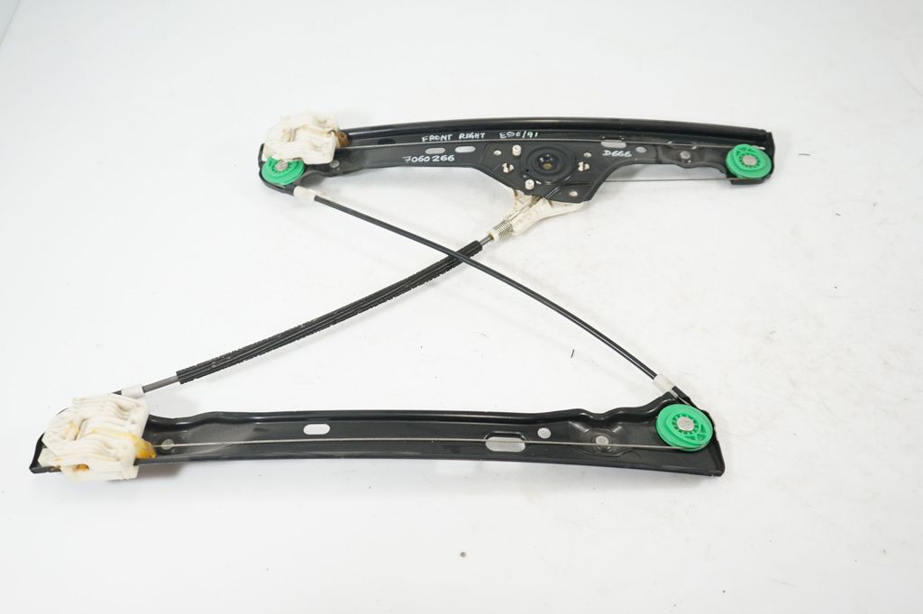 Front door window regulator with motor