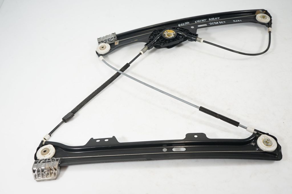 Front door window regulator with motor