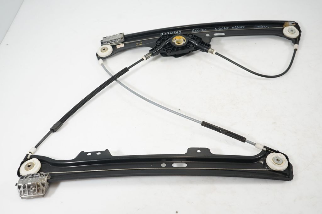 Front door window regulator with motor