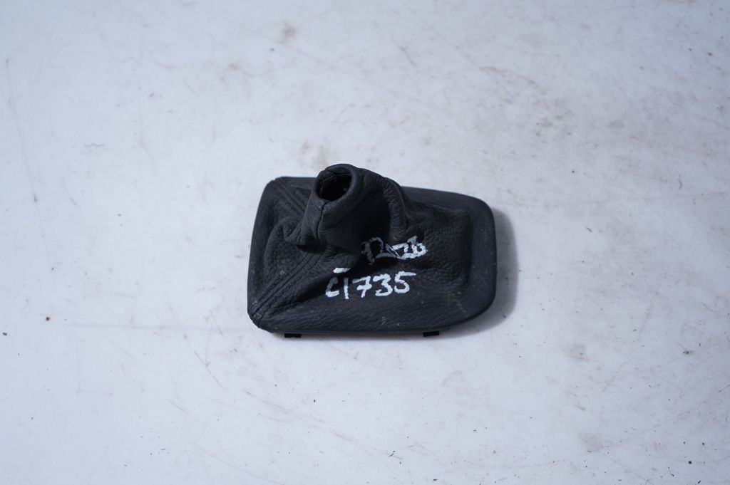 Gear lever shifter trim leather/knob (5)