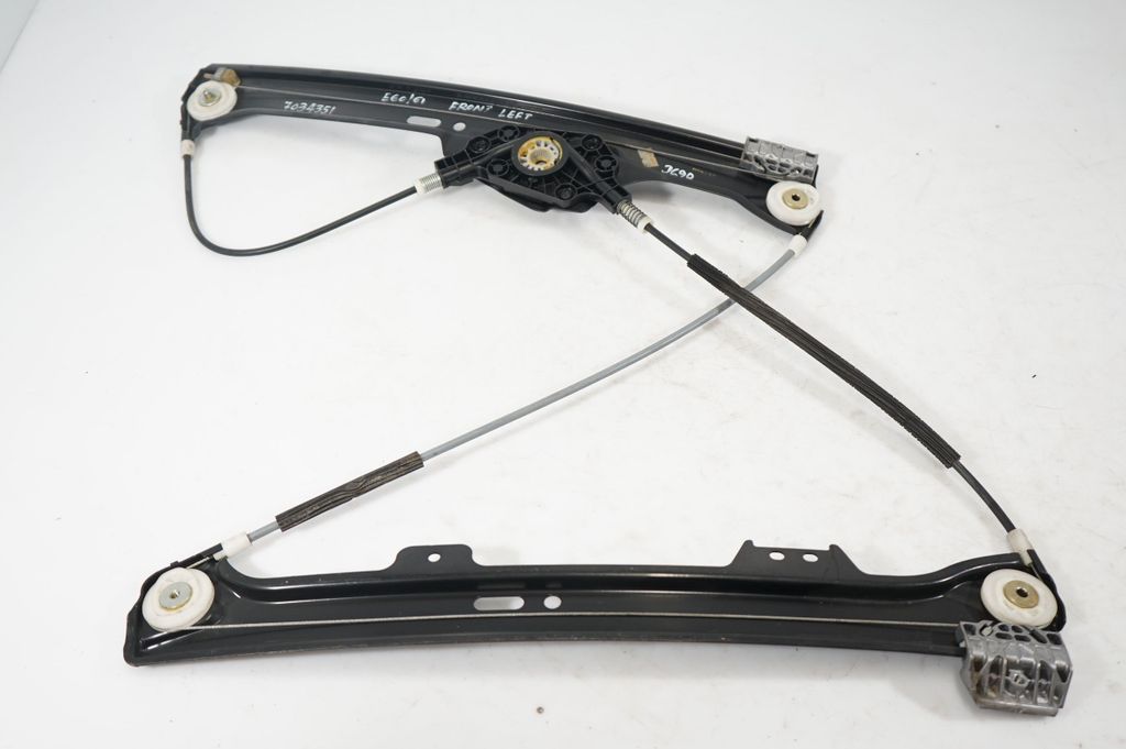 Front door window regulator with motor