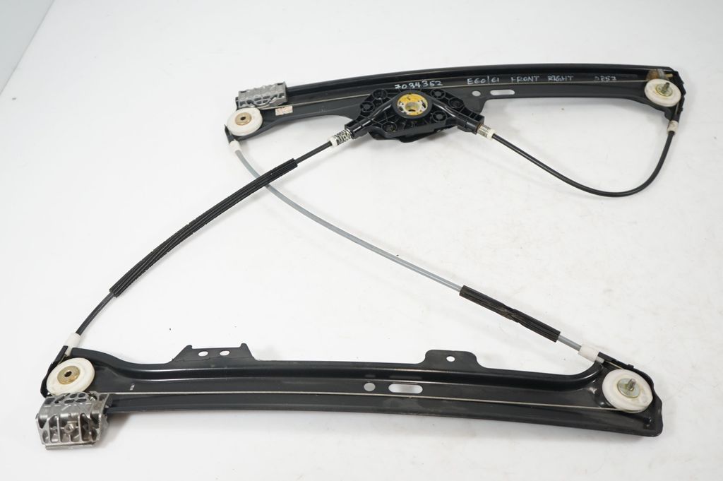 Front door window regulator with motor