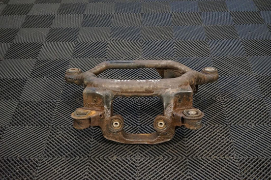 Rear axle beam with reductor