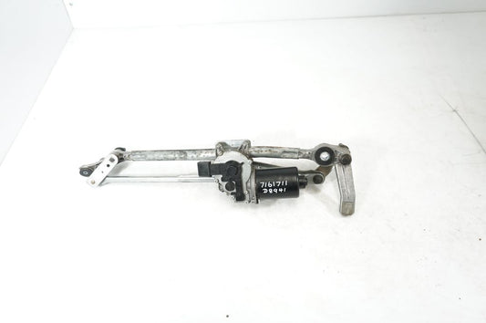 Front wiper linkage and motor