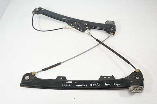 Front door window regulator with motor