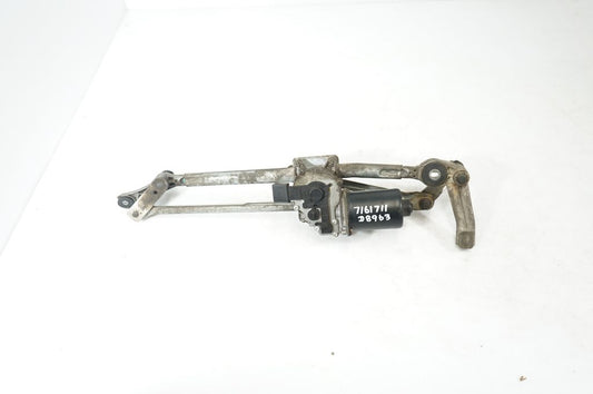 Front wiper linkage and motor
