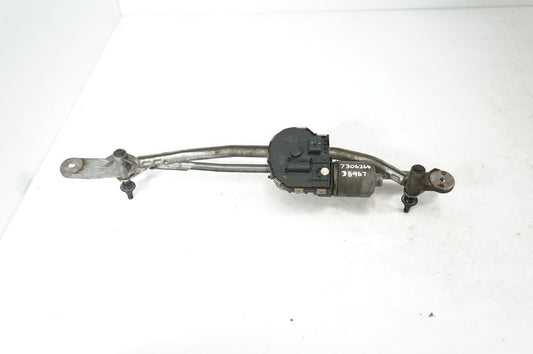 Front wiper linkage and motor