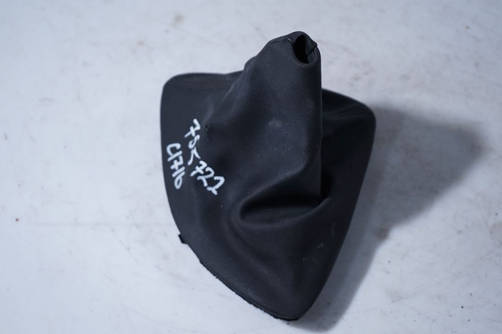Gear lever shifter trim leather/knob (2)