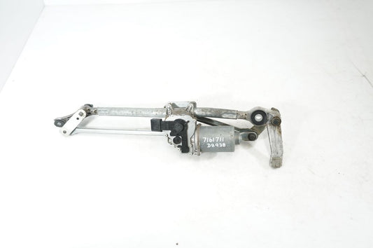 Front wiper linkage and motor