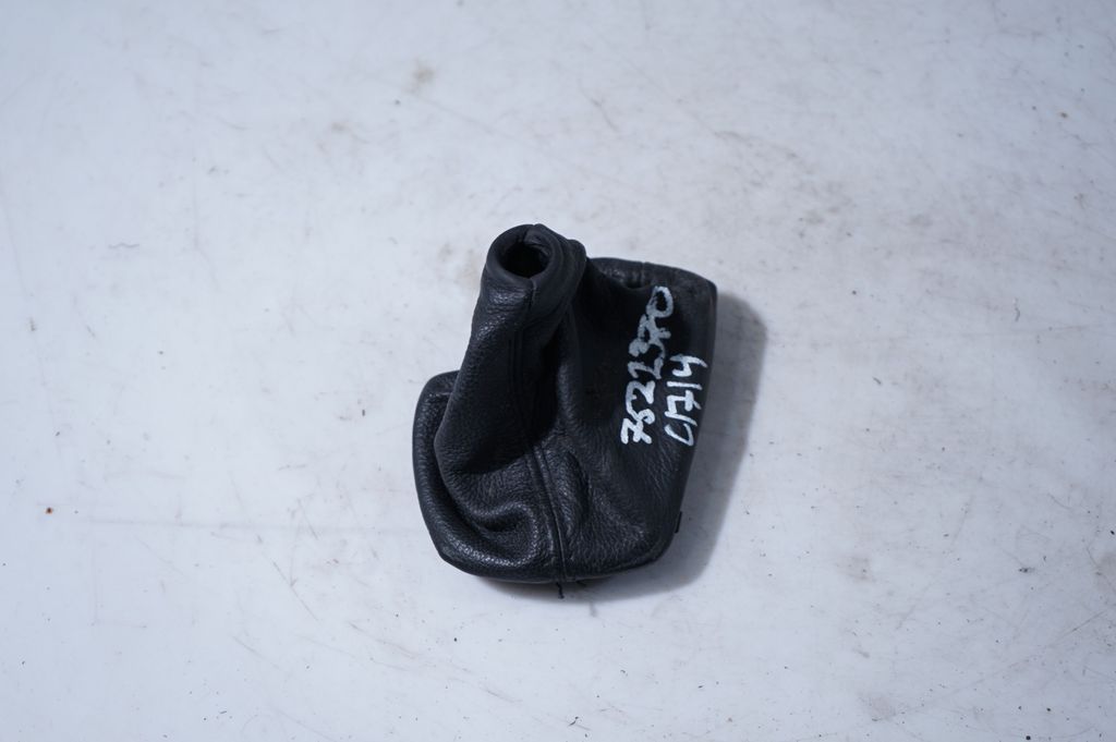 Gear lever shifter trim leather/knob (4)