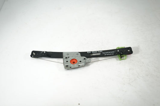Rear door window regulator with motor