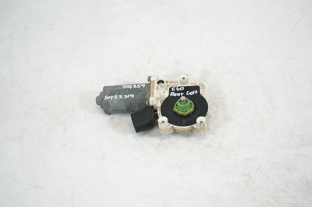 Rear door window regulator motor