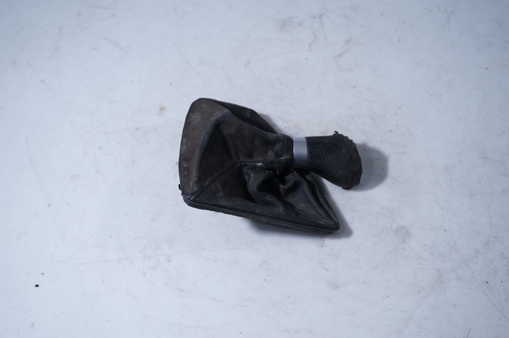 Gear lever shifter trim leather/knob (11)