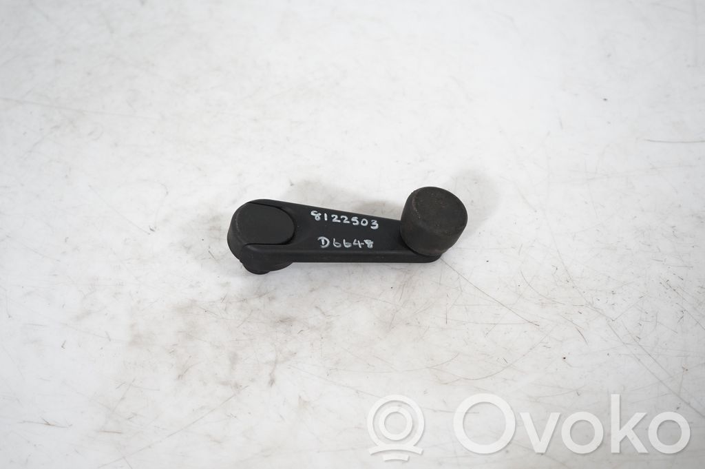 Rear door window winding handle