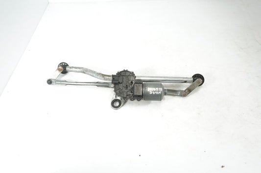 Front wiper linkage and motor