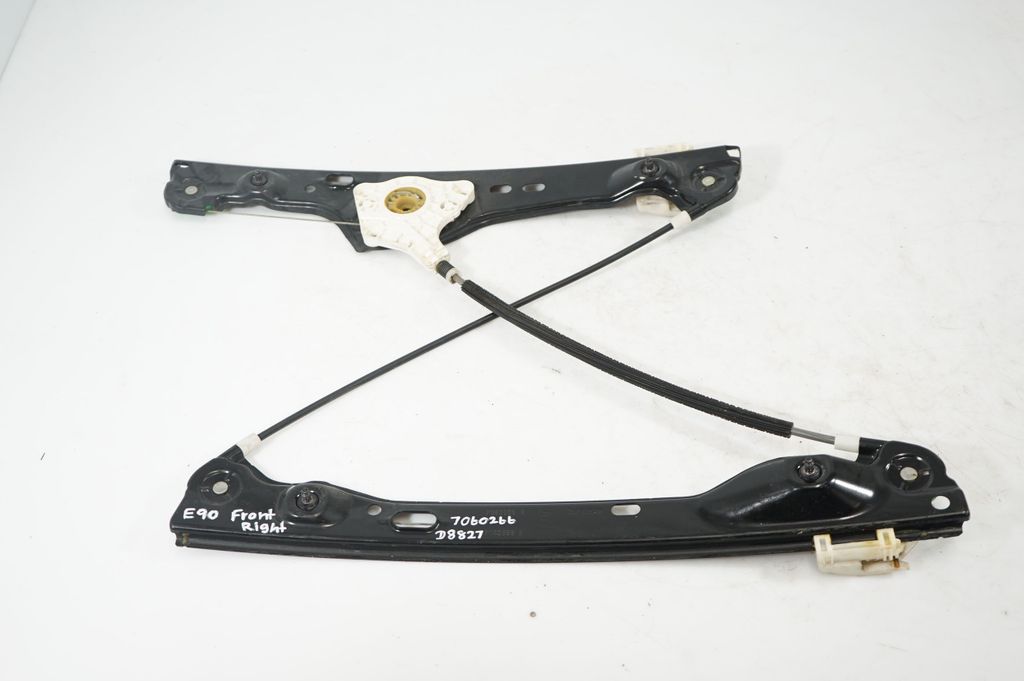 Front door window regulator with motor