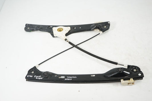 Front door window regulator with motor