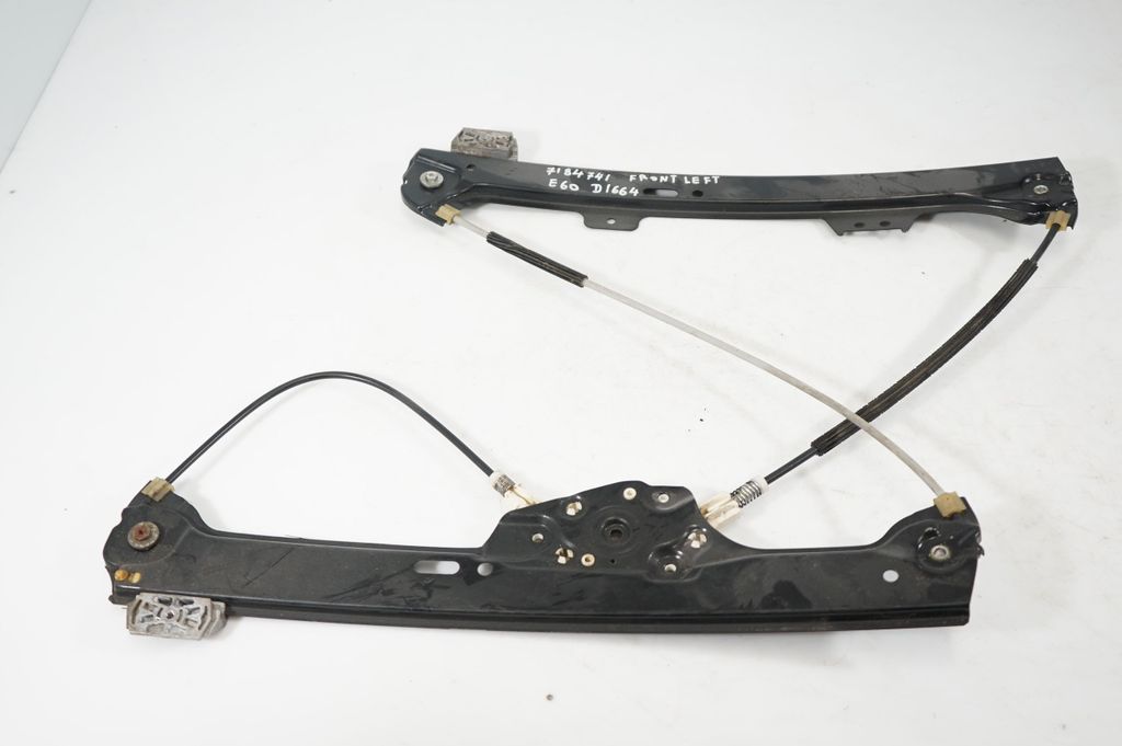 Front door window regulator with motor