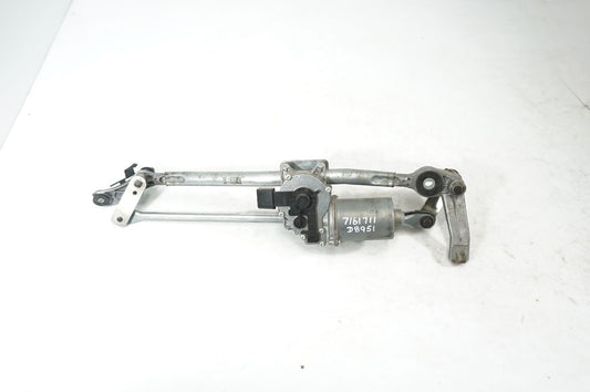Front wiper linkage and motor