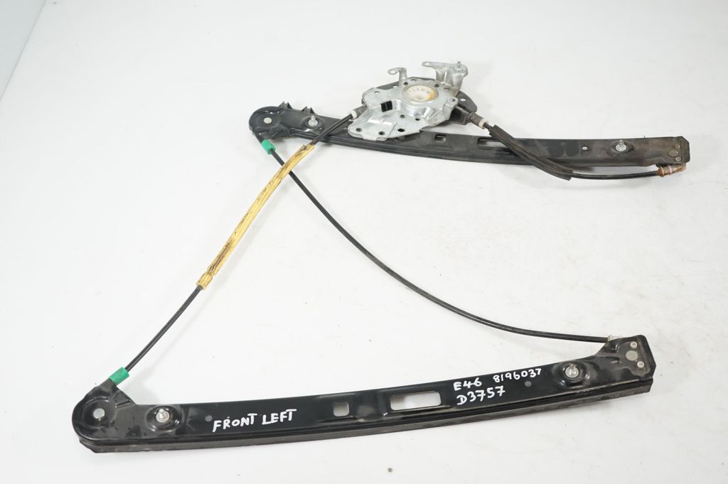 Front door window regulator with motor