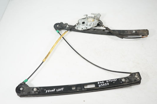 Front door window regulator with motor