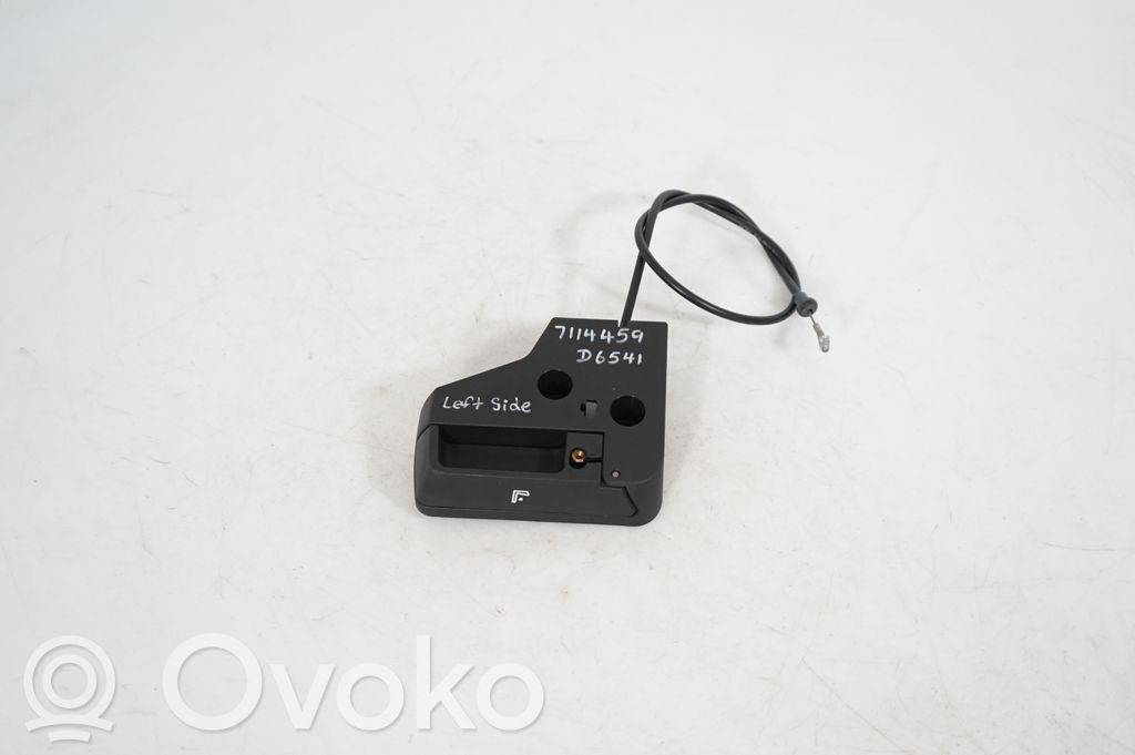 Seat back rest control lever/handle