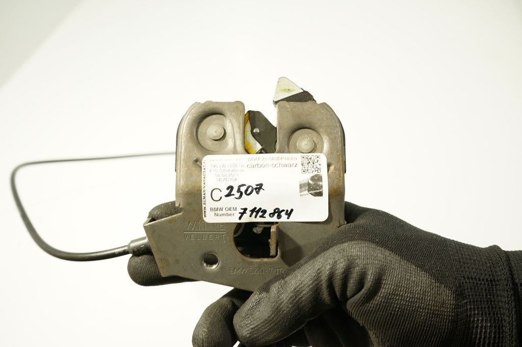 Seat back rest lock catch (9)