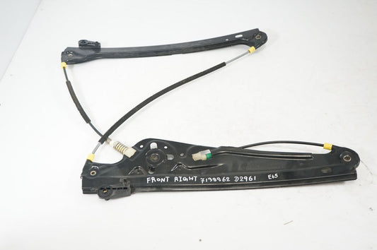 Front door window regulator with motor