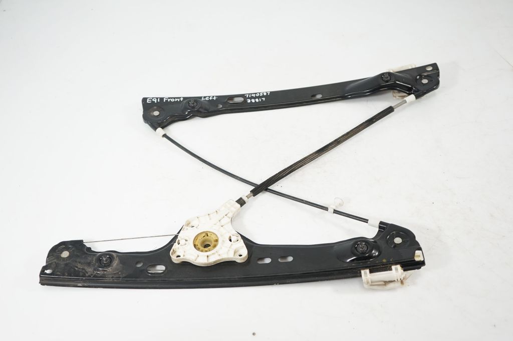 Front door window regulator with motor