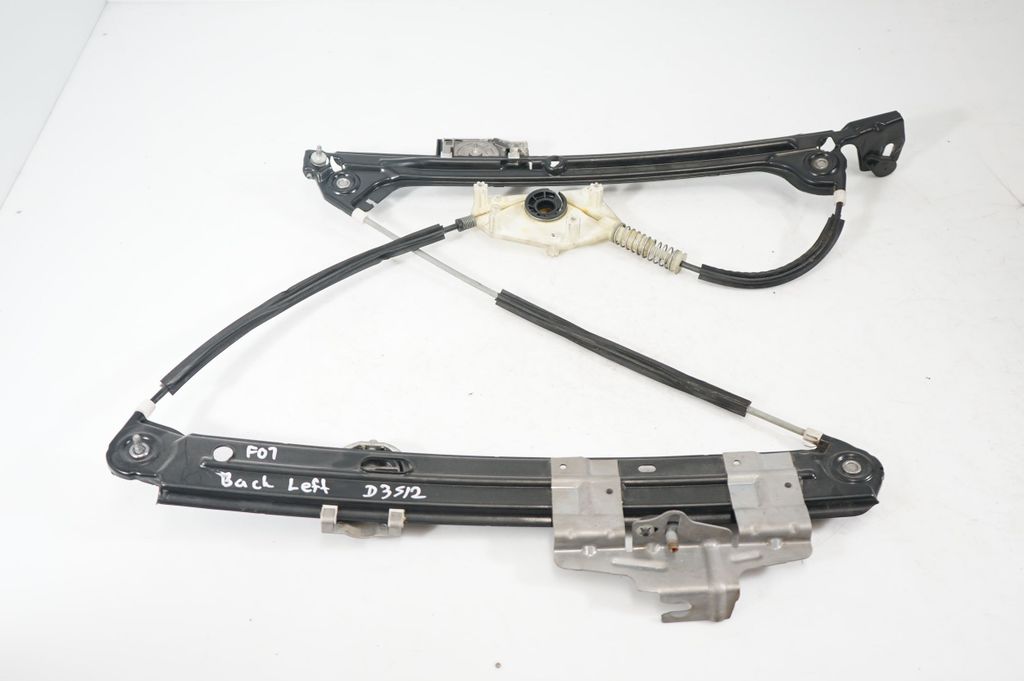 Front door window regulator with motor