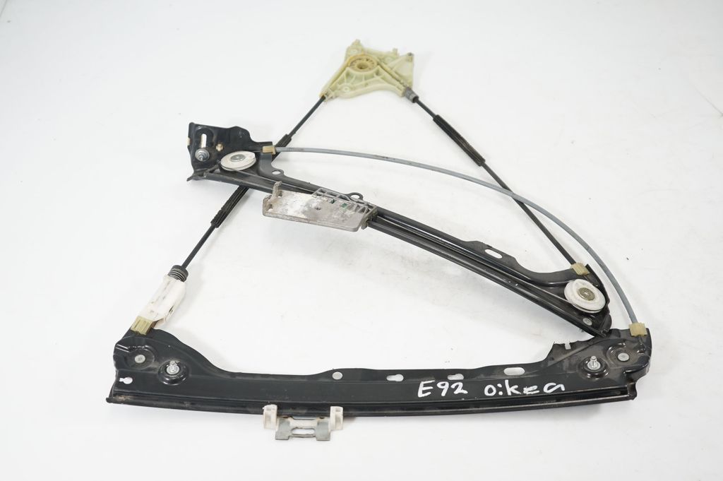 Front door window regulator with motor